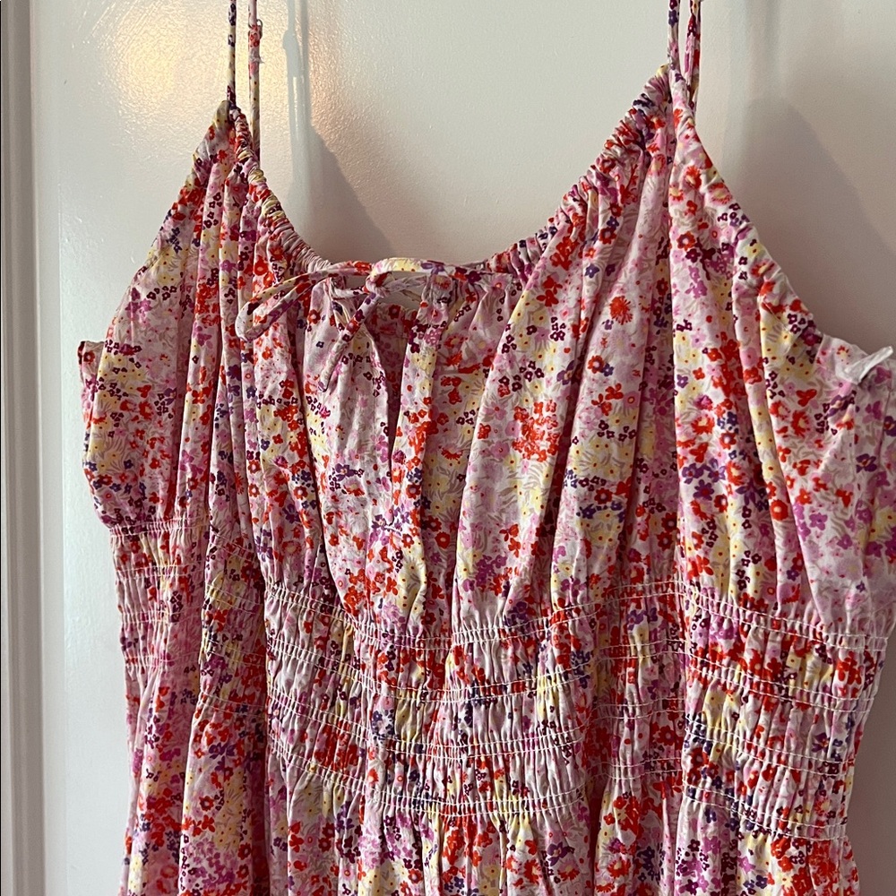 H&M Floral Maxi Dress - Pink and Purple